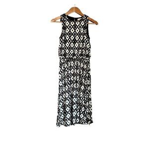Loft patterned sleeveless dress. Size xs
